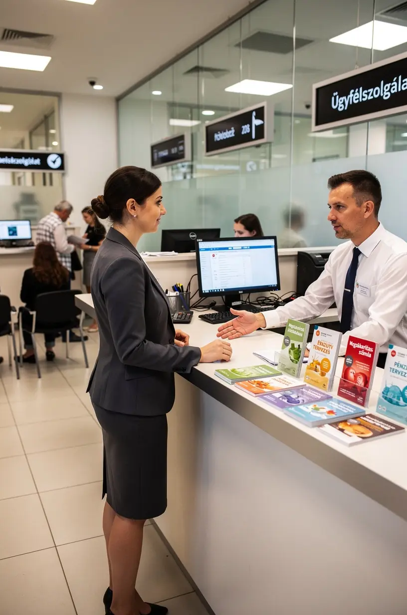 Pénzügyi napló nyitva egy asztalon, mellette toll és megtakarítási célokat jelölő matricák.